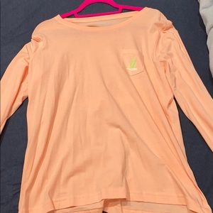 Peach colored vineyard vines long sleeve
